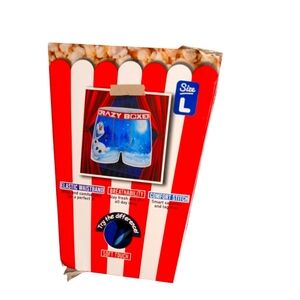 Disney Red and White Olaf Boxer Briefs Popcorn Box